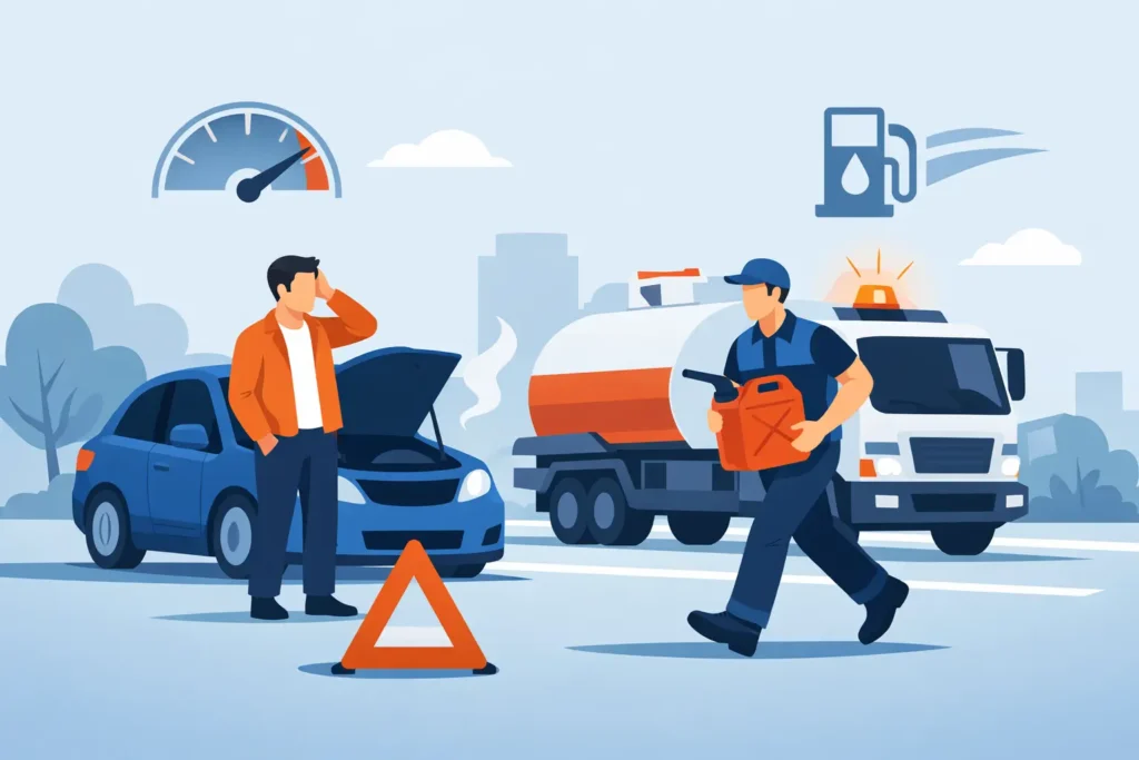 Emergency Fuel Delivery Service Fast Help