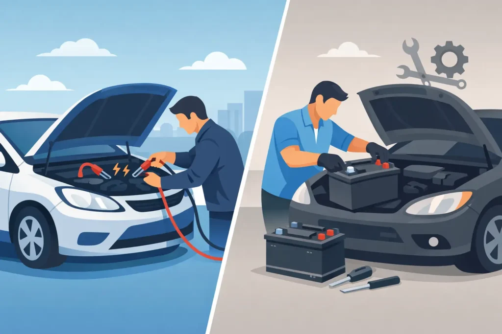 Jump Start vs Battery Replacement