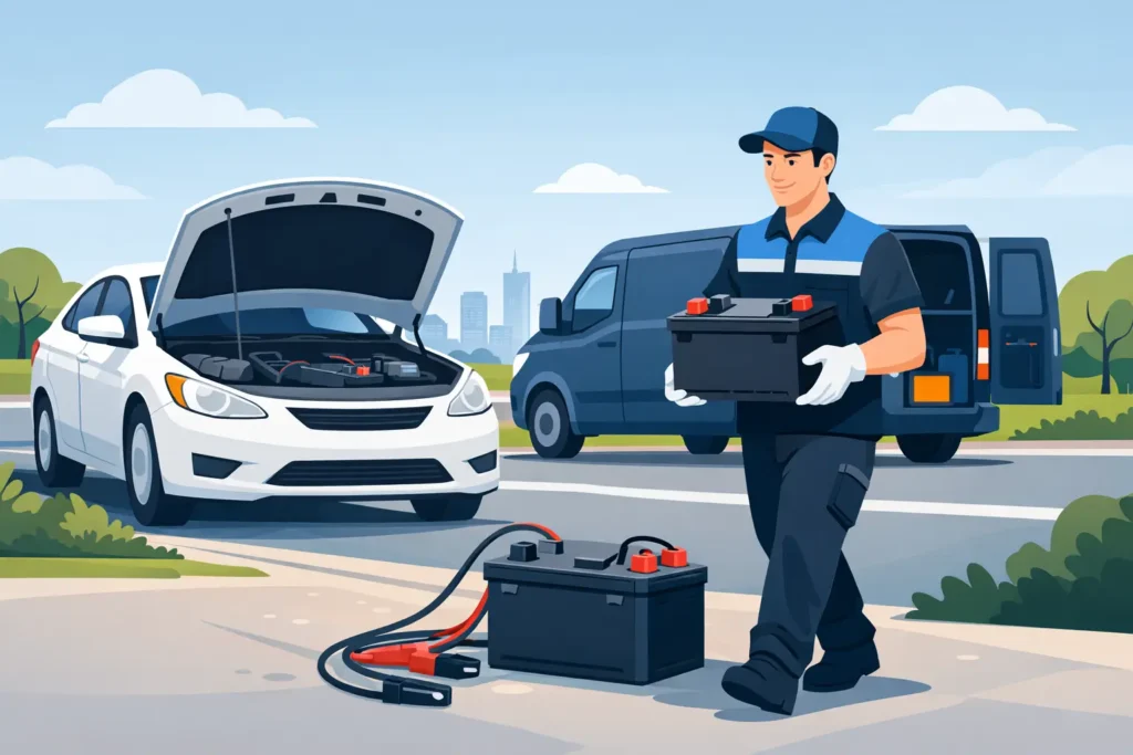 Same Day Roadside Battery Replacement