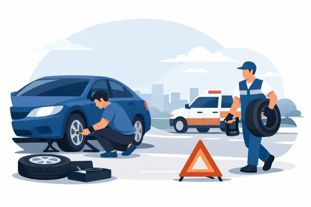 Flat Tire Help That Gets You Moving Again